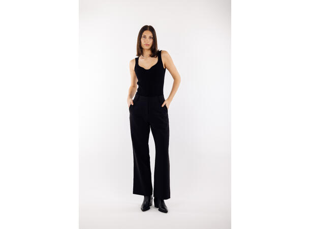 Lilli Pants Black 26-30 High waist, wide leg 