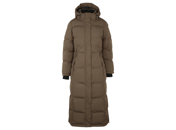 Liv Coat Chocolate Chip S Padded channels coat 