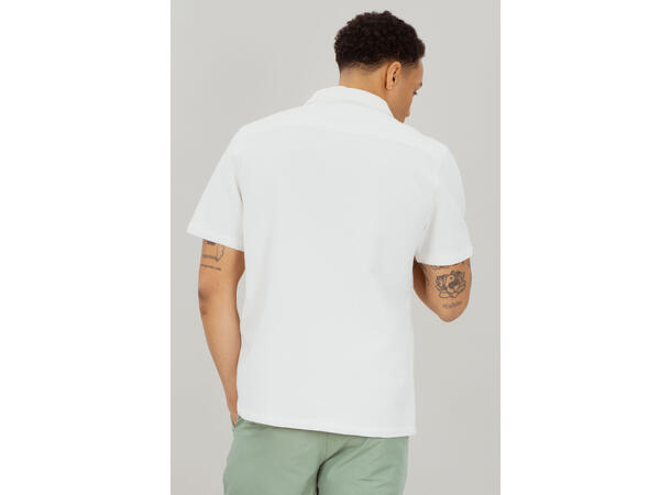 Lucas SS Shirt Cream L Waffle SS Shirt 