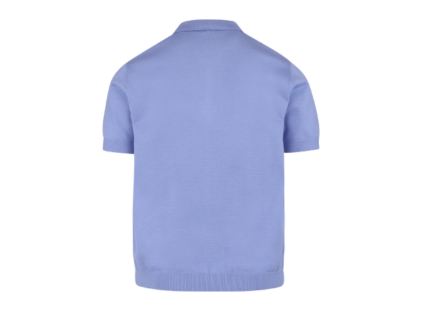 Lucien Pique Blue Bonnet M Pointelle knit zip pique 