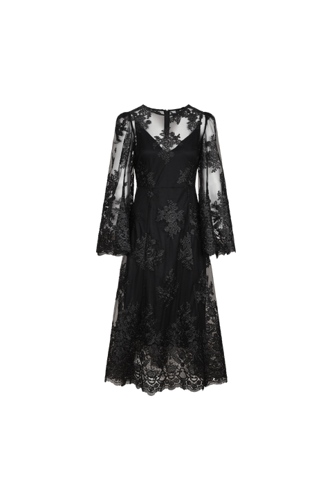 Minerva Dress Lace embroidery maxi dress