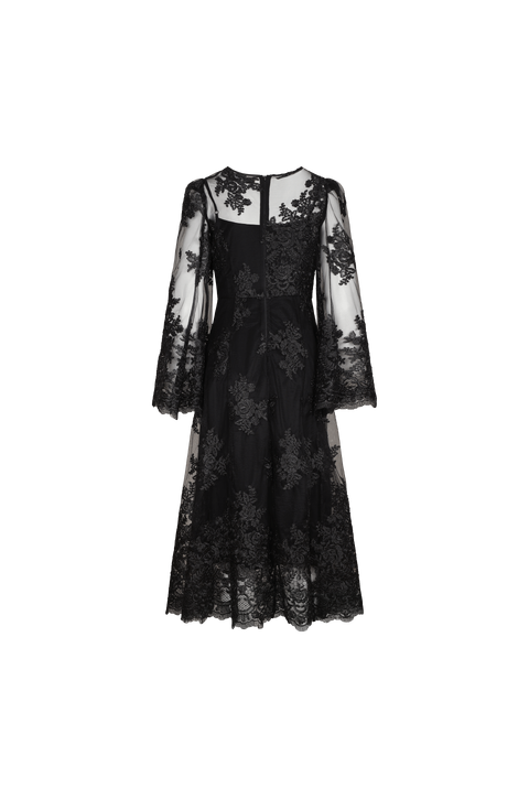 Minerva Dress Lace embroidery maxi dress