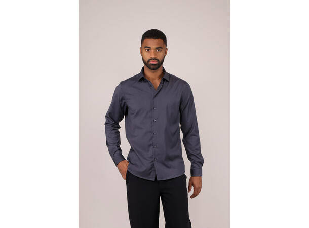 Mirren Shirt Forged iron L Modal stretch shirt 