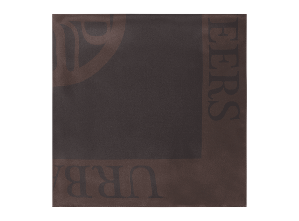 Palma Silk Scarf Black Coffee One Size Silk Scarf 