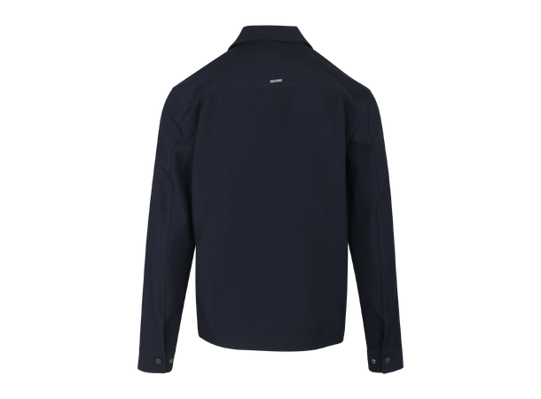 Samuel LS Shirt Dark Navy M Dressy stretch overshirt 