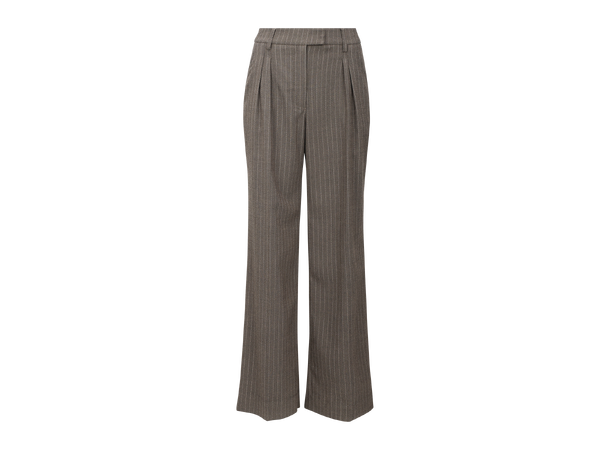Teckla Pant Dark Sand Melange L Tailored pin-stripe pants 