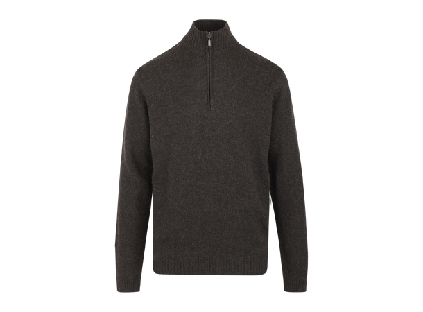 Tommi Half-zip Coffee XL Lambswool half-zip sweater 