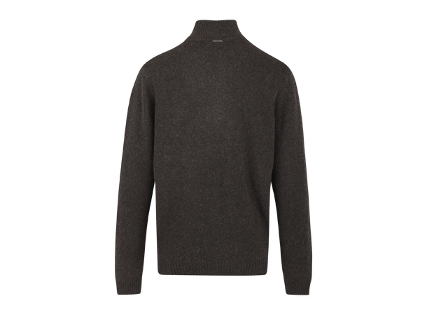 Tommi Half-zip Coffee XL Lambswool half-zip sweater 