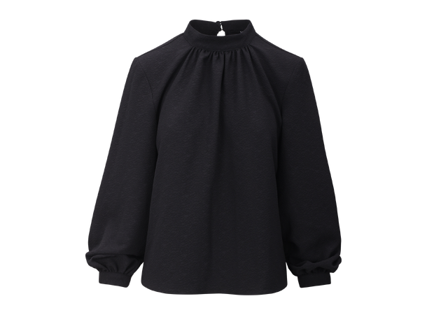 Urbi Blouse Black S Loose fit blouse with collar 
