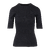 Gaia Top Black M Rib SS Tee 