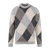 Lord Sweater Grey multi M Argyle teddy sweater 