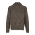 Amman Half-zip Olive XXL Viscose brick pattern sweater 