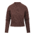 Gemma Sweater Chocolate S Mock-neck sweater 