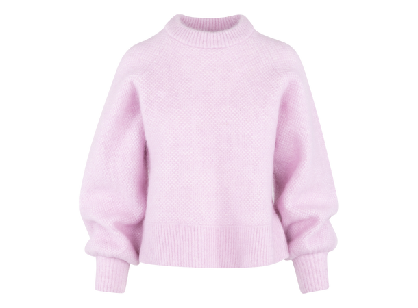 Athilla Sweater Light Pink XL Structured knit sweater 