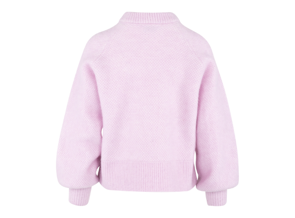 Athilla Sweater Light Pink XL Structured knit sweater 
