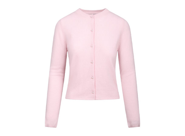 Candi Cardigan Light Pink M Short merino wool cardigan 