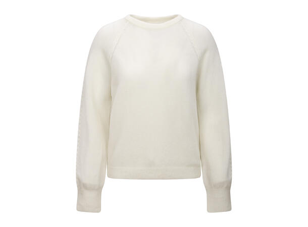 Cassandra Sweater Cream XS Soft detailed sweater 