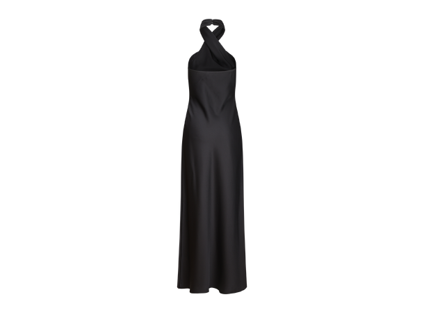 Dolores Dress Black M Halter-neck maxi dress 