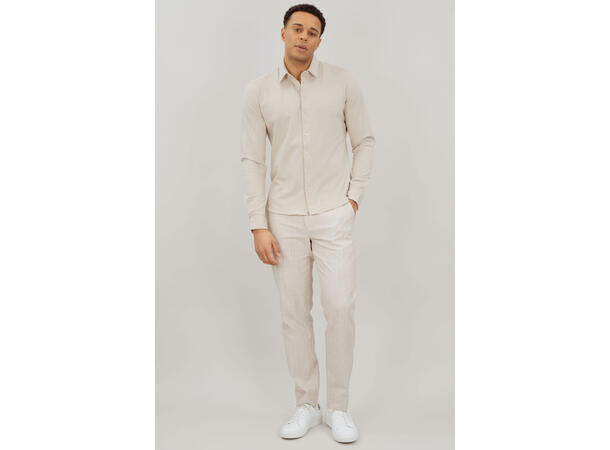 Fynn Pants Sand M Pinstripe pants 