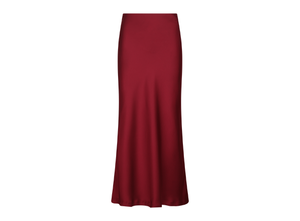 Gamma Skirt Burgundy M Maxi satin slip skirt 