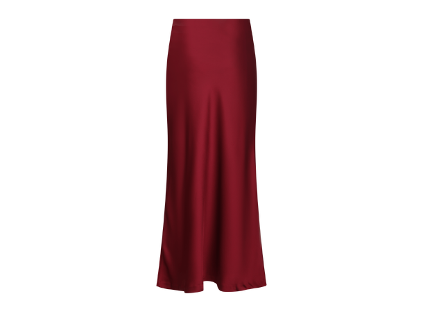 Gamma Skirt Burgundy M Maxi satin slip skirt 