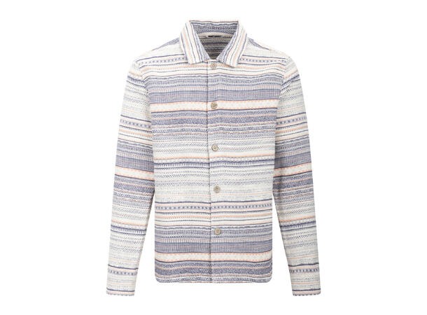 Jacob Overshirt Denim AOP M Denim pattern overshirt 
