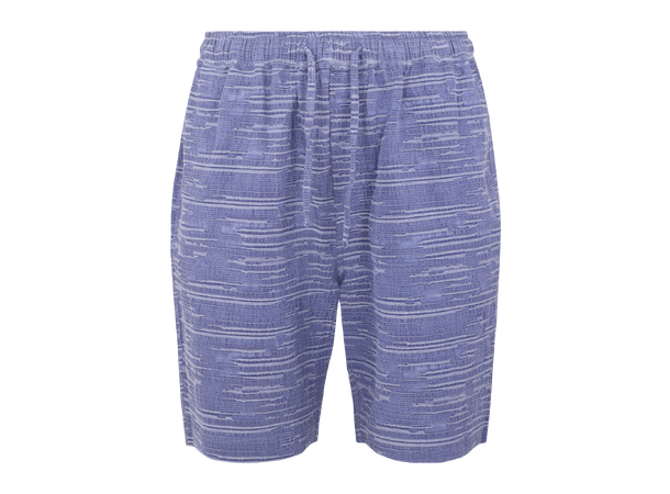 Luc Shorts Denim M Structure linen shorts 