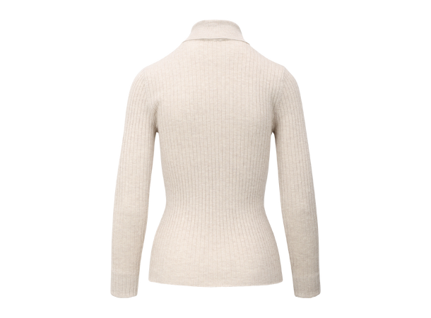 Mari Turtleneck Minted M Merino rib turtle 