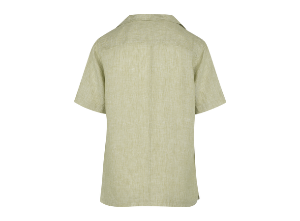 Murni SS Shirt green M Boxy SS linen shirt 