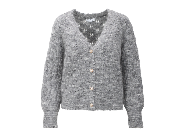 Nikita Cardigan Grey Multi M Mohair neps cardigan 