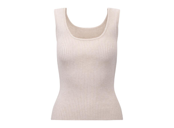 Sofia Top Light Sand XL Lenzing Viscose tank top 