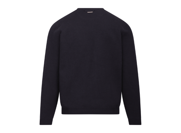Succa Sweater Dark Navy L Basic viscose crew neck 