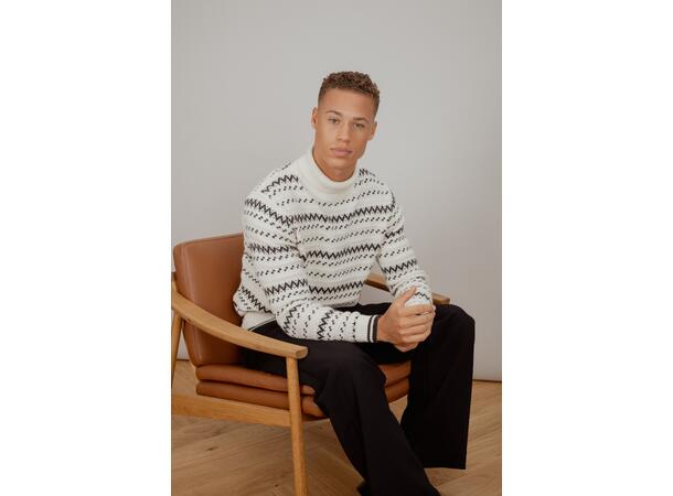 Whitaker Sweater Cream multi L Heritage sweater 