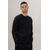 Jake Sweater Dark Navy M Basic knit sweater 
