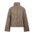 Pandora Cardigan Mid Brown L Mohair zip wool cardigan 