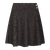 Flizan Skirt Dark Brown L Viscose skirt with UP logo buttons 