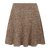 Sorba Skirt Mid Brown L Rib knit mini skirt 