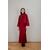 Gamma Skirt Burgundy L Maxi satin slip skirt 