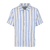 Folke SS Shirt Light Blue S Striped linen SS shirt 