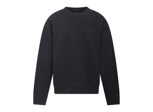 Chow Sweatshirt Black M Vintage wash crew neck 