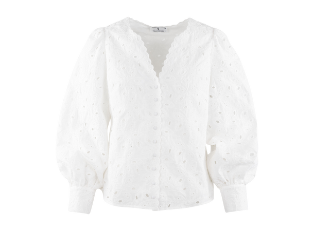 Consuela Blouse White XS Embroidery anglaise blouse 