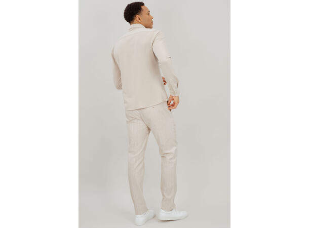 Fynn Pants Sand L Pinstripe pants 