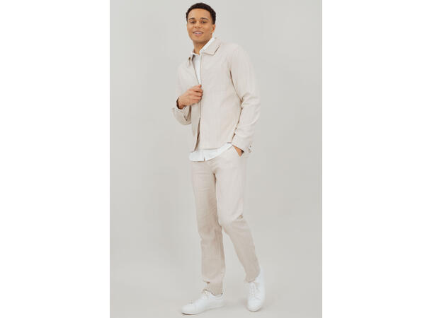 Fynn Pants Sand L Pinstripe pants 