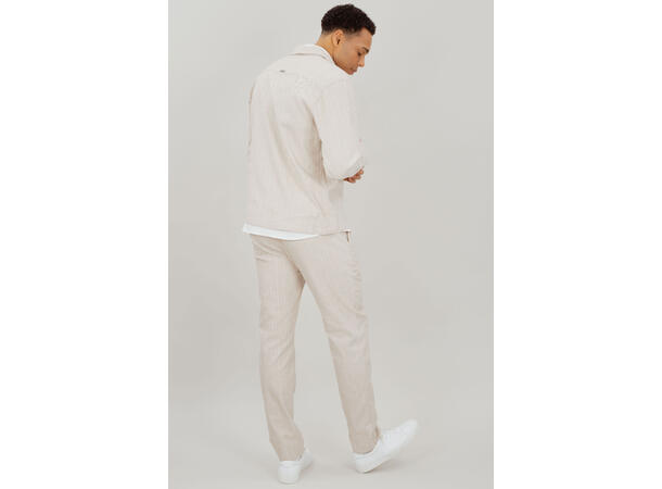 Fynn Pants Sand L Pinstripe pants 