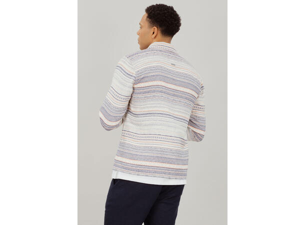 Jacob Overshirt Denim AOP L Denim pattern overshirt 
