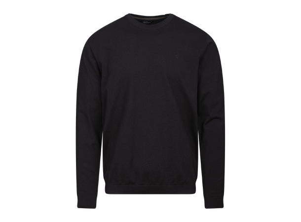 Jake Sweater Black M Basic knit sweater 
