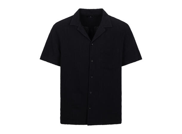 James SS Shirt Black L Cotton gauze SS shirt 