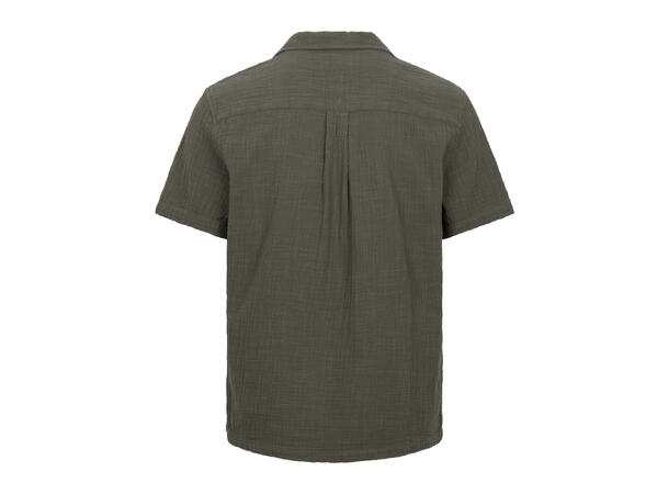 James SS Shirt Olive L Cotton gauze SS shirt 