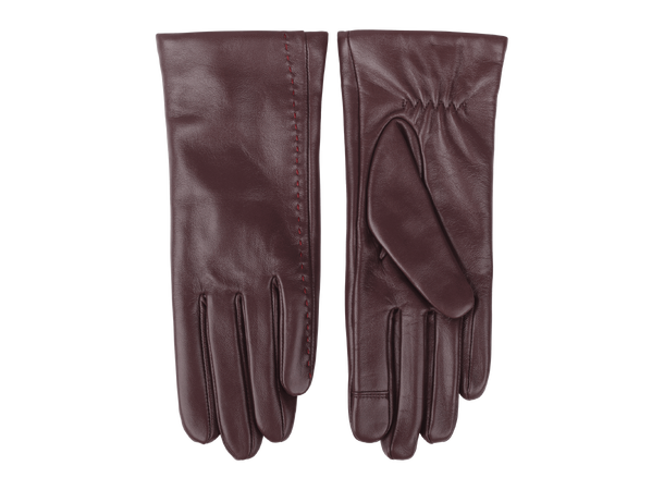 Lucy Glove Burgundy M Leather glove women 