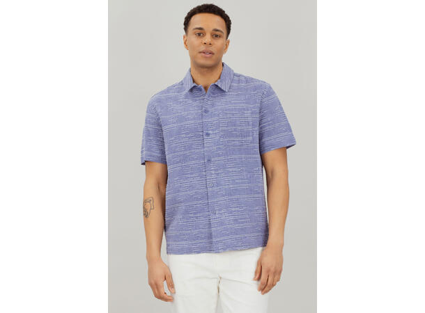 Max SS Shirt Denim M Structure SS shirt 